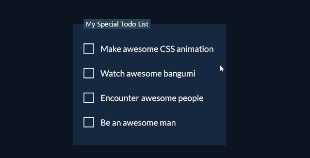 Todo List